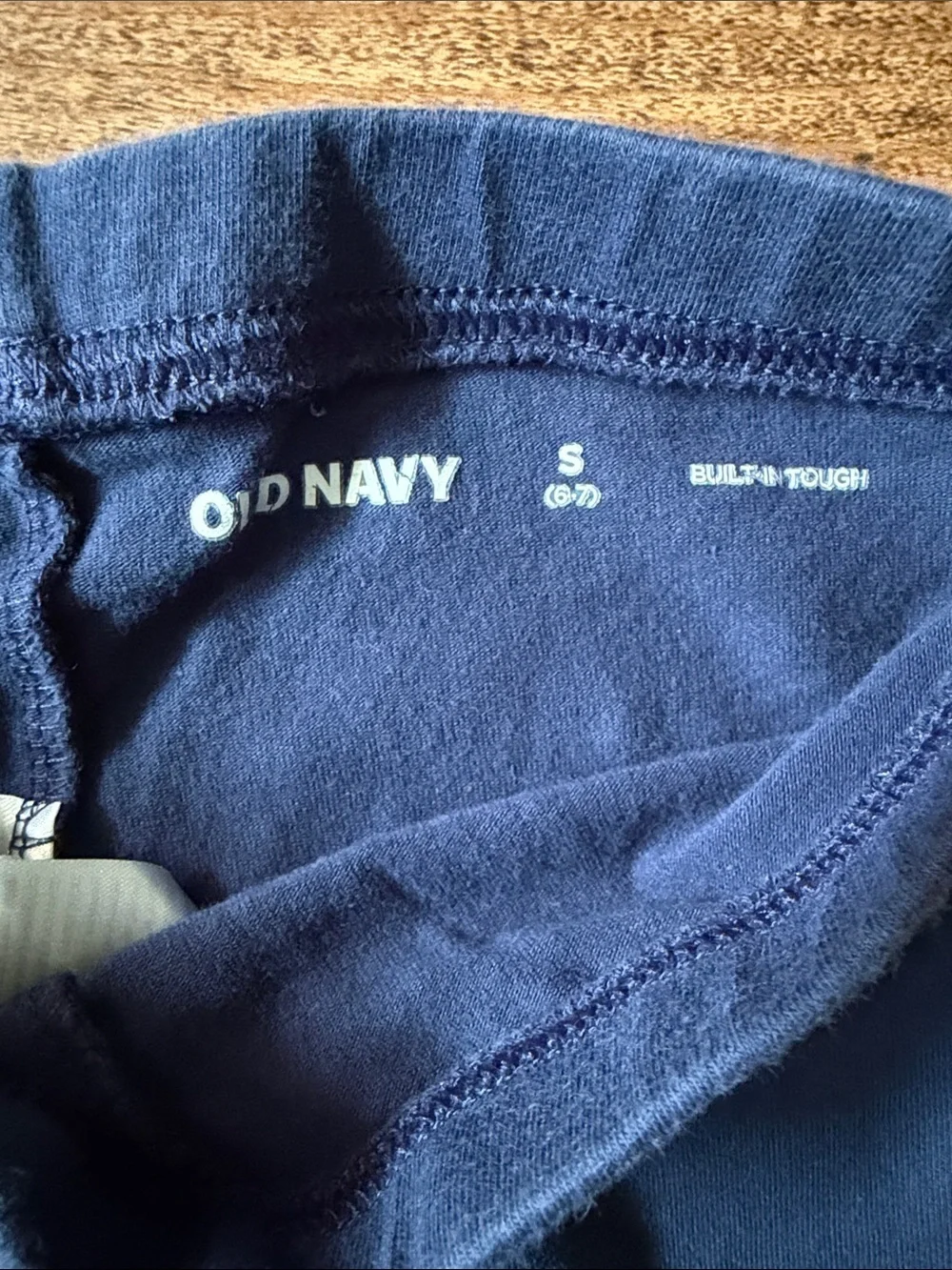 Kids Blue Stretch Leggings size 6/7